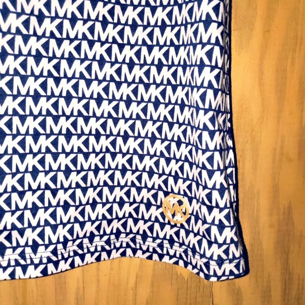 Michael Kors Ladies T-shirt size xs, Blue & Gold